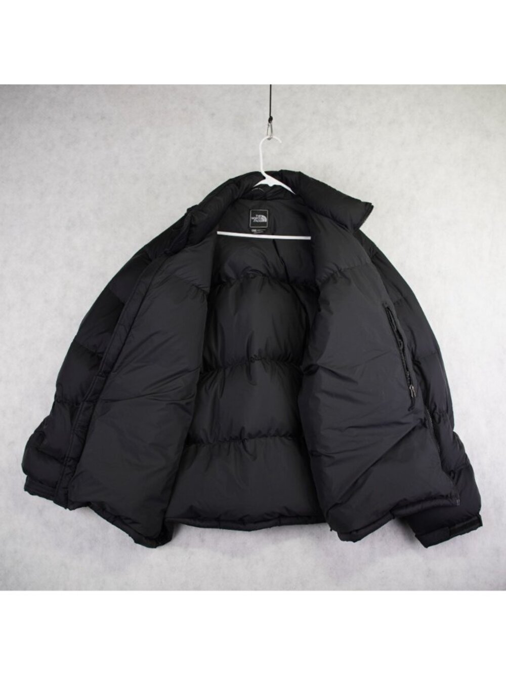 The North Face Mens Nuptse Black 700 Goose Fill Down Puffer Jacket Size XXL 2XL - Picture 3 of 16
